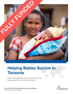 Helping babies survive in Tanzania | Fully funded by CB Moving and Storage