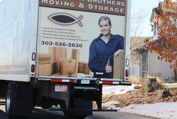CB Moving and Storage truck