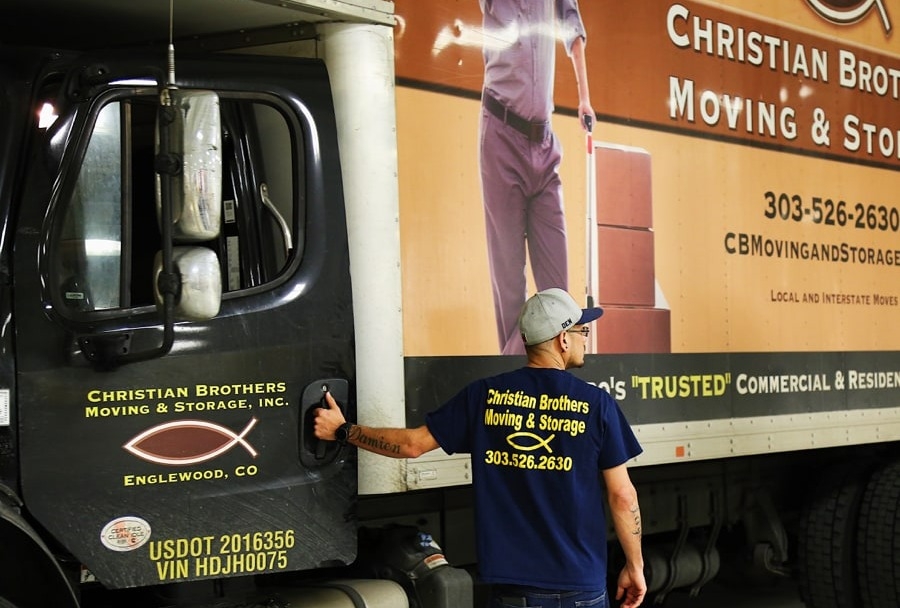 CB Moving and Storage team member, ready to move